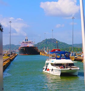 searenity in canal Searenity in the Panama Canal